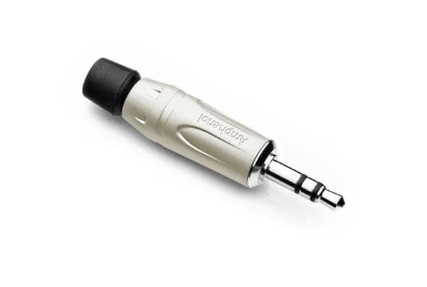 KS3P-AU Stecker Jack 3,5mm männlich stereo gerade für Leitungen AMPHENOL 
