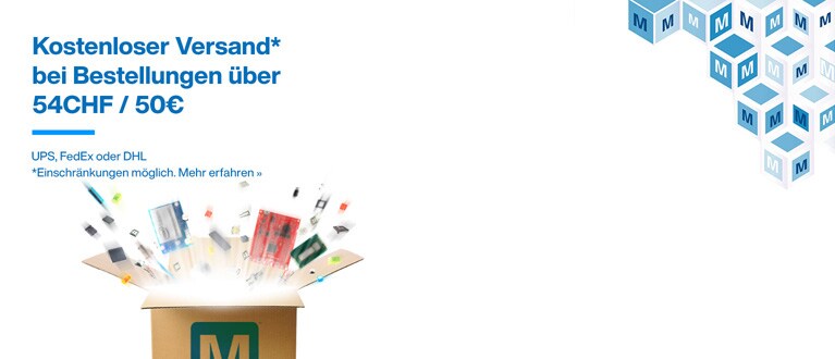 Kostenloser Versand* bei Bestellungen über 54CHF / 50€. UPS, FedEx oder DHL. *Einschränkungen möglich. Mehr erfahren.