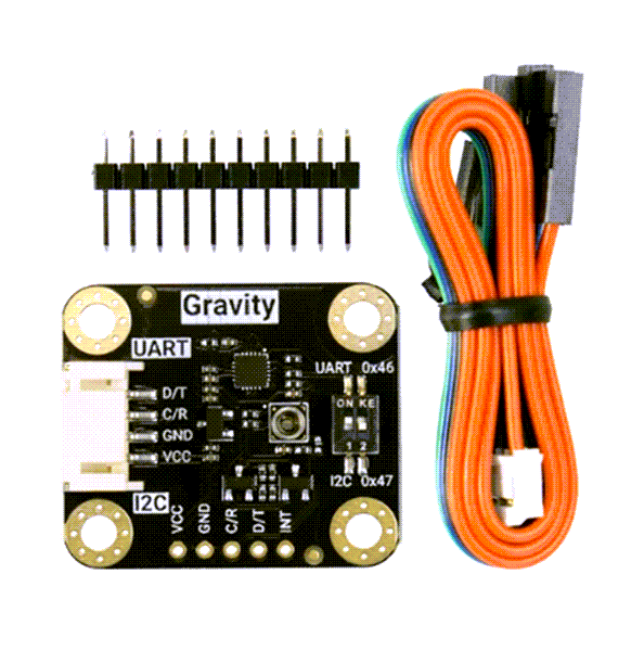 Mechanical Drawing - DFRobot SEN0664 Barometric Pressure & Temperature Sensor