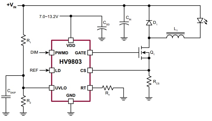 Microchip Technology HV9803 LED-Treiber-IC