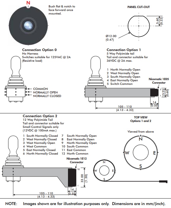 APEM NZ Compact Switch Joysticks