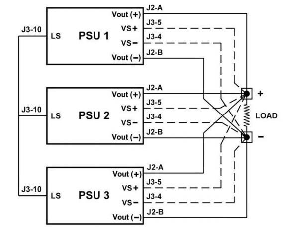 Blockdiagramm - Bel Power Solutions MBE1000-Baureihe AC/DC-Netzteile