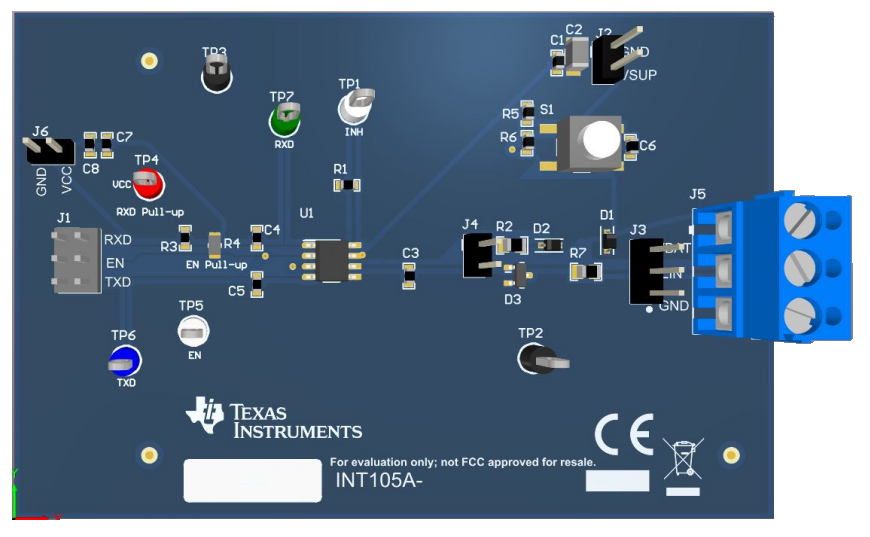 Schaltungsanordnung - Texas Instruments TLIN1021DEVM Evaluierungsmodul