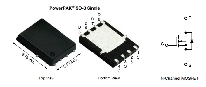 Vishay / Siliconix Si7454FDP 100-V-n-Kanal-MOSFET