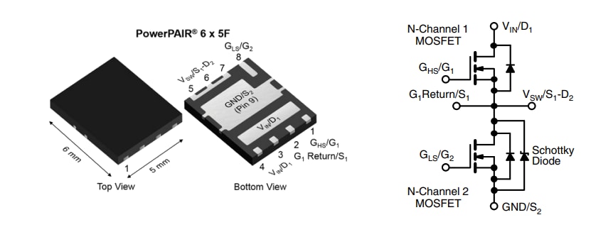Vishay / Siliconix SiZF906BDT n-Zweikanal-(D-S)-MOSFET