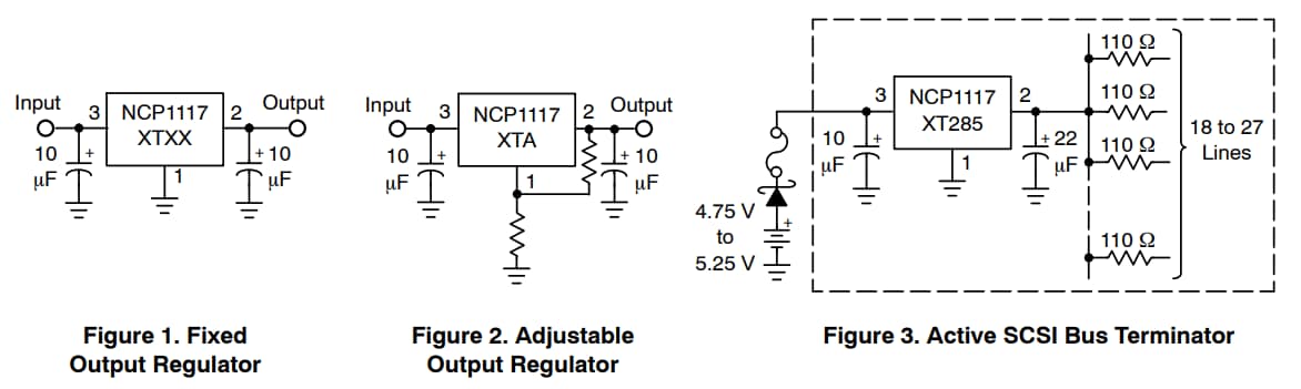 onsemi NCP1117 LDO-Regler