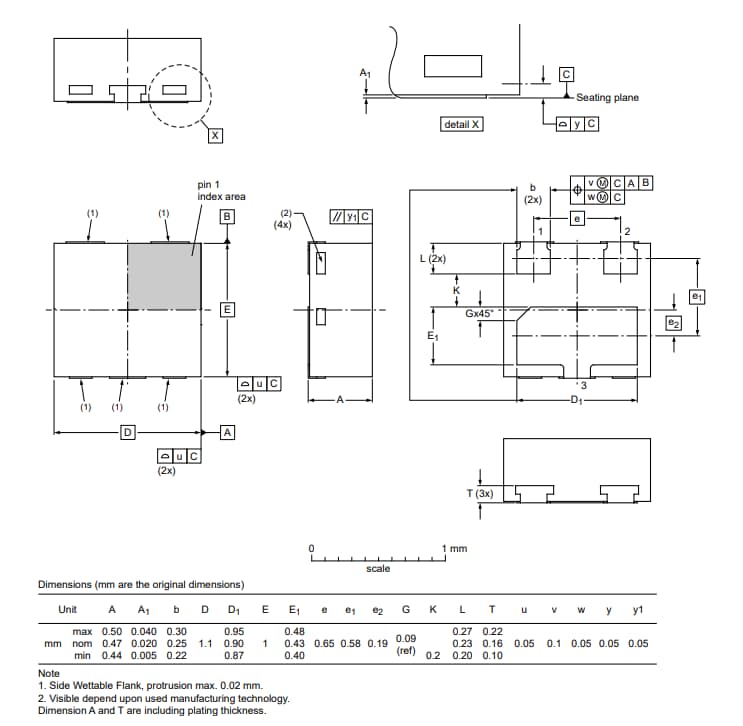 Nexperia SOT8015 oberflächenmontierbare Gehäuseprodukte