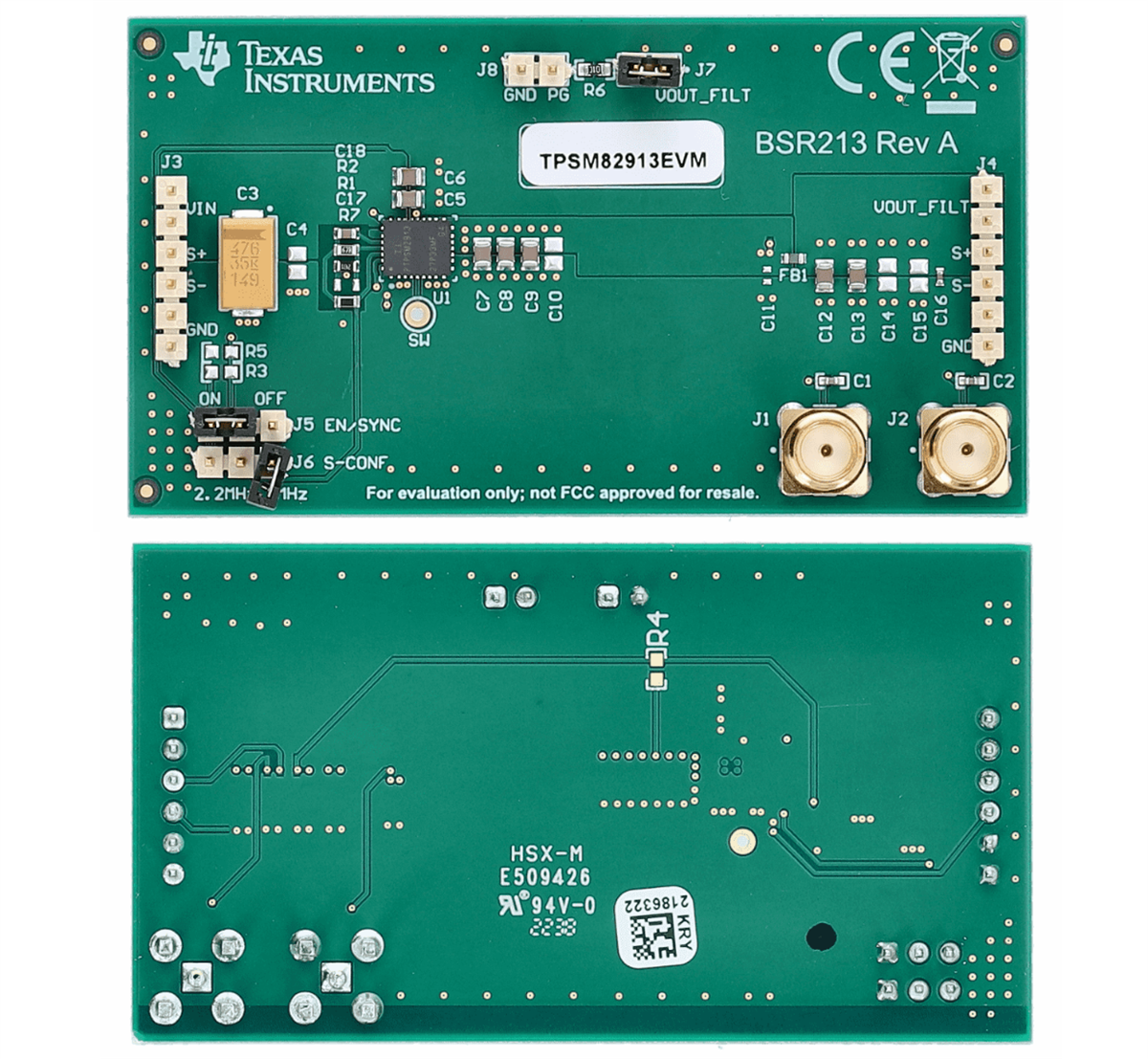 Schaltungsanordnung - Texas Instruments TPSM8291xEVM Evaluierungsmodule