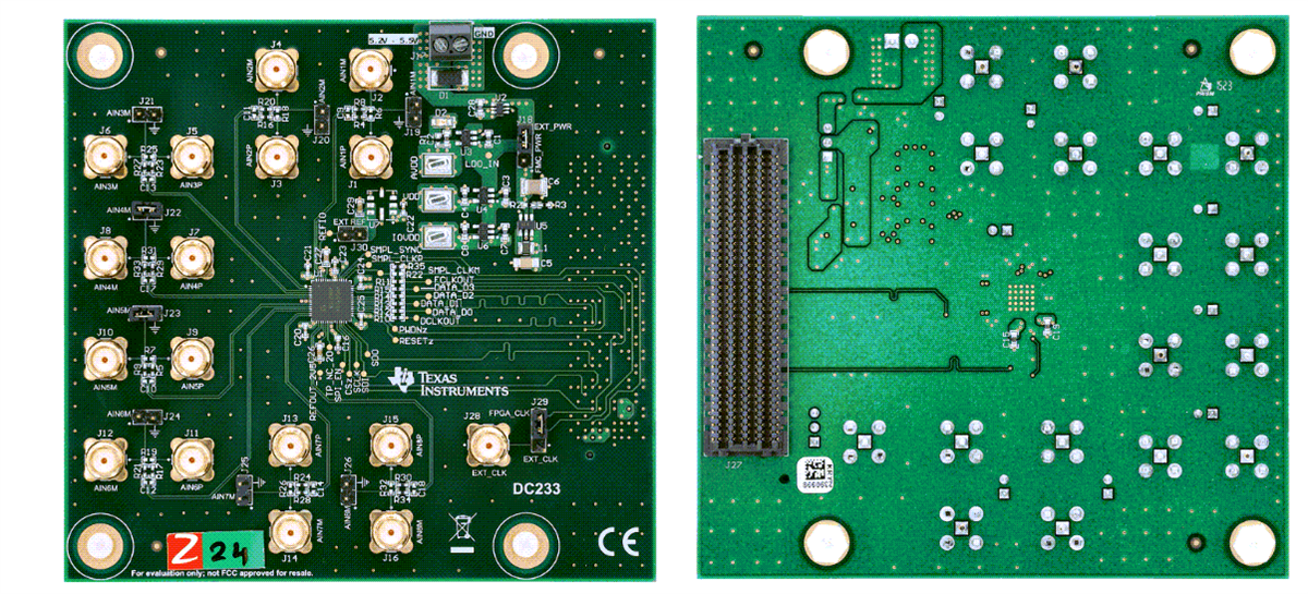 Texas Instruments ADD9813EVM und ADS9817EVM Evaluierungsmodule