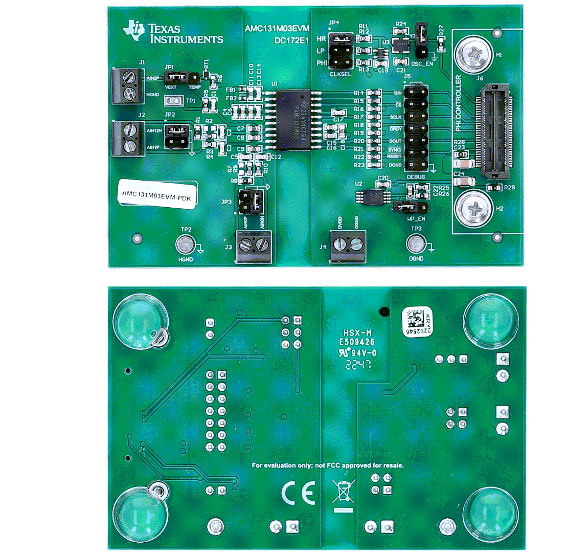 Texas Instruments AMC131M03EVM Leistungsdemonstrations-Kit (PDK)
