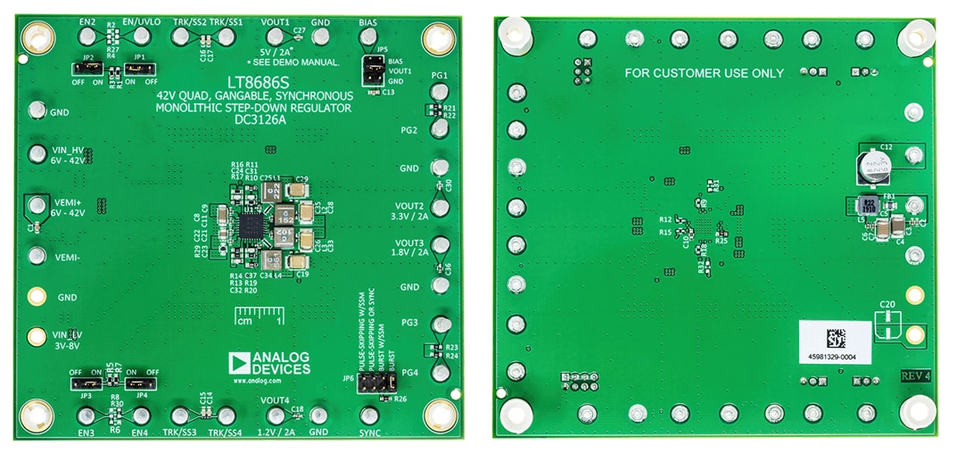Analog Devices Inc. DC3126A Demonstrationsschaltung