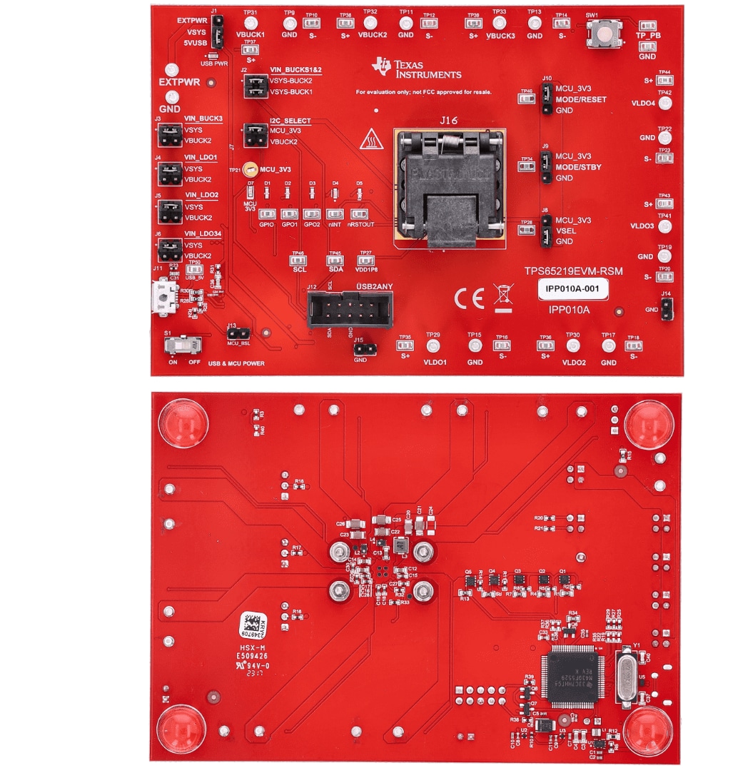 Texas Instruments TPS65219EVM NVM-Programmierboard