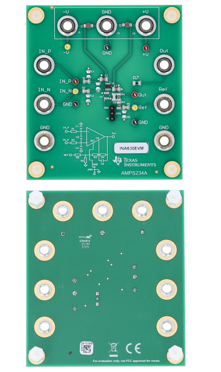 Texas Instruments INA630EVM Evaluierungsmodul