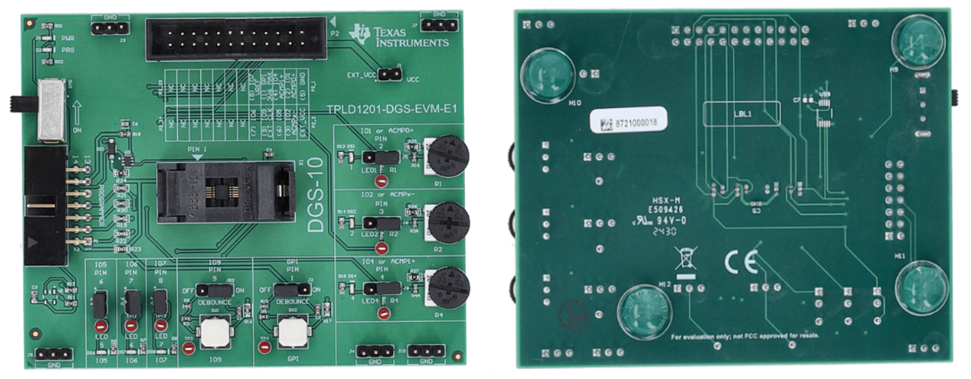 Schaltungsanordnung - Texas Instruments TPLD1201-DGS-EVM Evaluierungsmodul