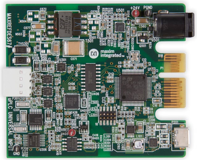 Maxim MAXREFDES67# Universeller Mikro PLC mit analogem Eingang