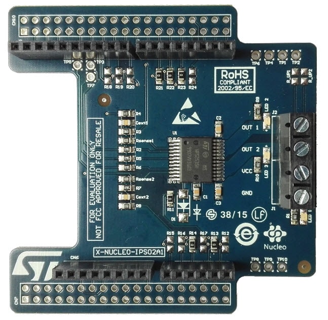 X-NUCLEO-IPS02A1 Erweiterungsboard für intelligenten 24V-Leistungsschalter