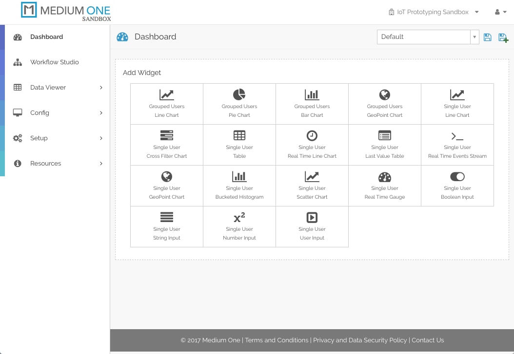 Medium One IoT Prototyping Sandbox