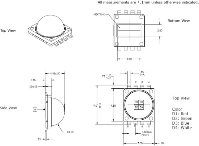 Mechanische Abmessungen