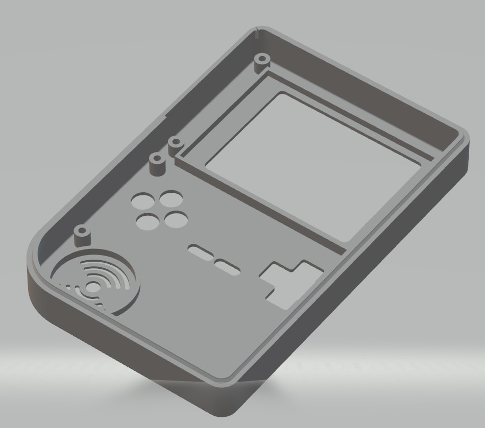 Front Case STL image.