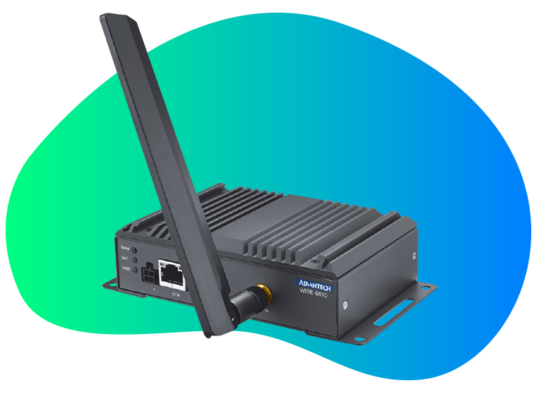The WISE-6610 Industrial LoRaWAN Gateway