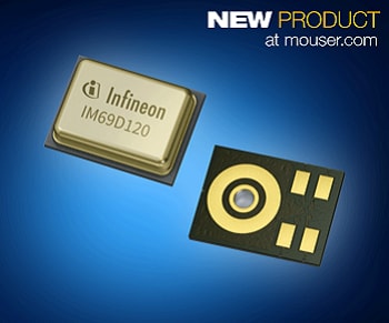 Infineon's New XENSIV MEMS Microphones, Now at Mouser, Enable Clear Voice Commands at Longer Distances